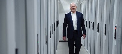 Søren i Cibicoms datacenter