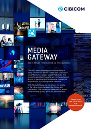 Product sheet media gateaway